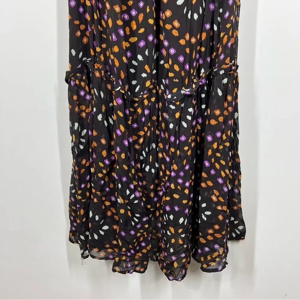 NWT Anthropologie Sleeveless Chiffon Midi Dress Size Small - Picture 9 of 13